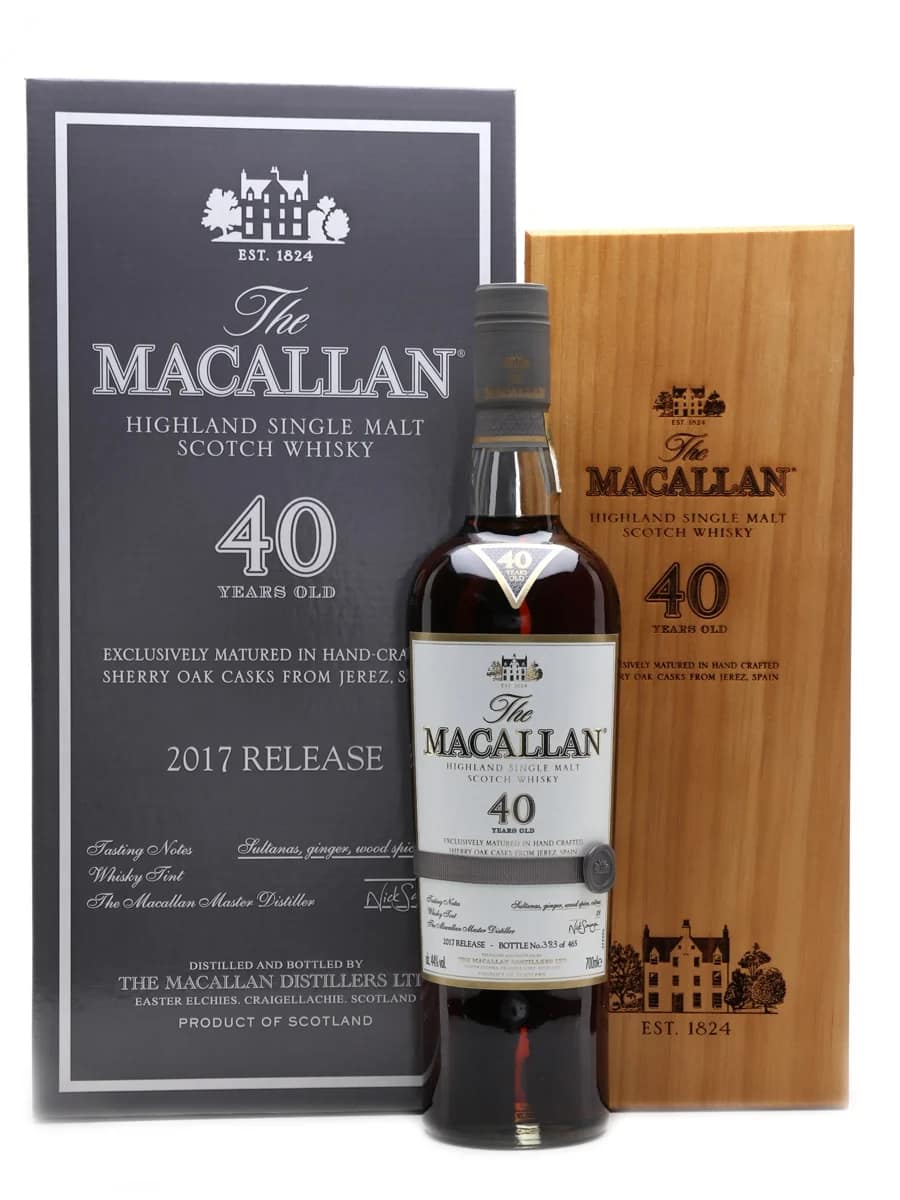 Macallan 40 Year Old Sherry Oak 2017