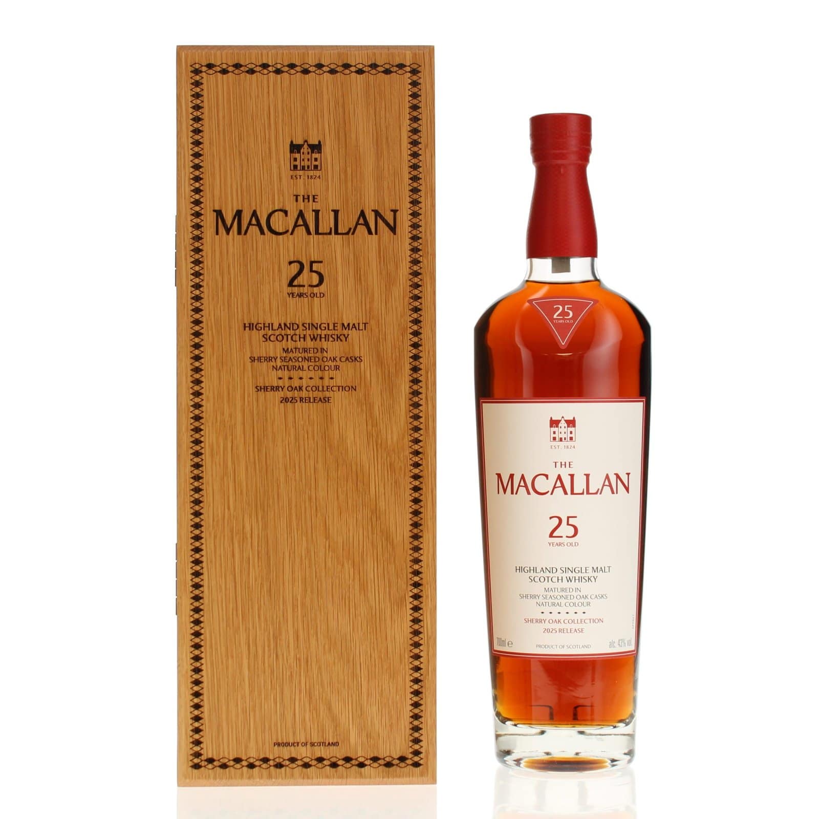 Buy Macallan 25 Year Old Sherry Oak 2025