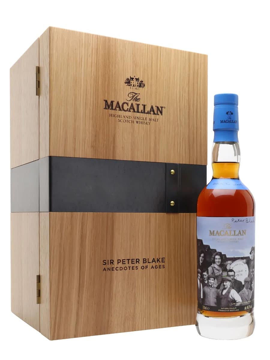 Macallan 1967 Anecdotes of Ages Down to Work Sir Peter Blake Bottle