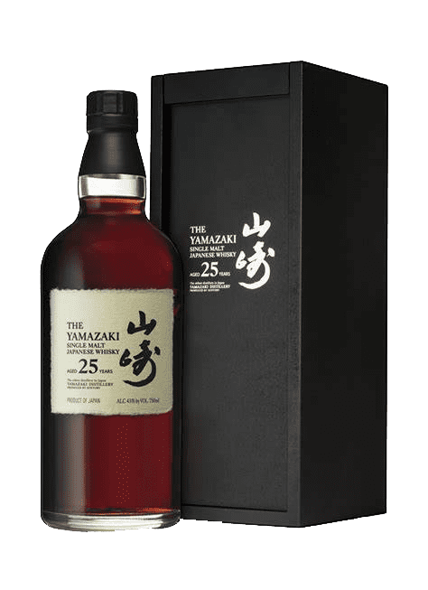 Yamazaki 25 Year Old Japanese Whisky Bottle